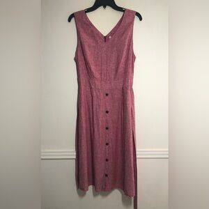 NWT Christopher & Banks Size 10 Red Midi Dress